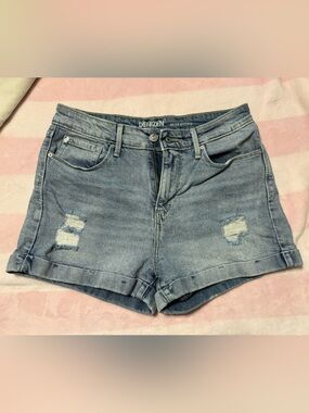 Denizen from Levi's Light Wash Distressed Denim Shorts